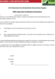 CRRU UK POS Declaration - Certificated Users