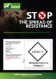 STOP Spreading Resistance UN3373 Label